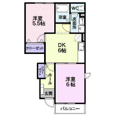 ベルソー　Ｂ 102【管理NO：1-010884301-01020】 ★家具家電は申し込み後に搬入します★の外観画像