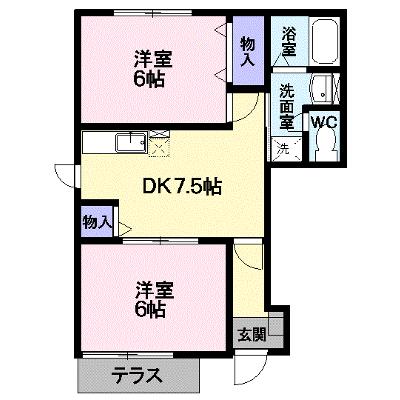 シュトラーセ七浦 101【管理NO：1-010526101-01010】 ★家具家電は申し込み後に搬入しますの外観画像
