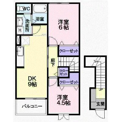 アスペンベ－ルＤ 422【管理NO：1-010464101-02020】 ★家具家電は申し込み後に搬入します★の外観画像