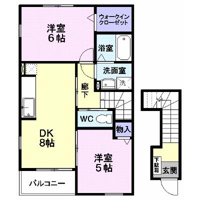 メゾン・カルム　Ａ 201【管理NO：1-012907701-02010】 2026年08月中旬入居可能の外観画像