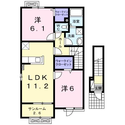 アルドール矢来Ｂ 201【管理NO：1-020269502-02010】の外観画像