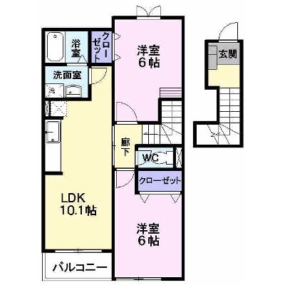 サン・ヴァンカン　Ｃ 203【管理NO：1-012670601-02030】 2026年07月中旬入居可能の外観画像