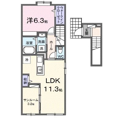 ガジュマル 201【管理NO：1-027496401-02010】 ★家具家電は申し込み後に搬入します★の外観画像