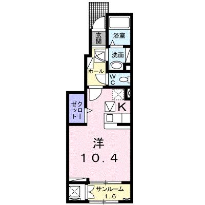 クレストⅠ 103【管理NO：1-025656301-01030】 2026年08月下旬入居可能の外観画像