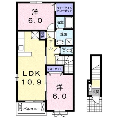 カーサカメリアⅠ 201【管理NO：1-021939301-02010】 2026年07月下旬入居可能の外観画像