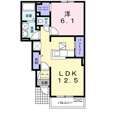メゾンアンソレイエ 105【管理NO：1-019693001-01040】 ★家具家電は申し込み後に搬入します★の外観画像