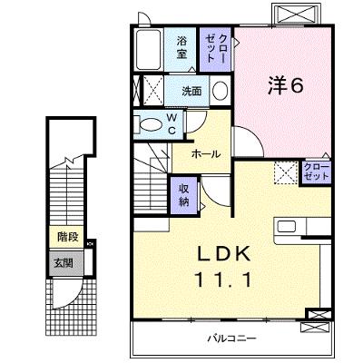 エアリーヒルズ 203【管理NO：1-016302601-02030】 ★家具家電は申し込み後に搬入します★の外観画像