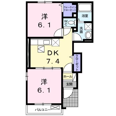クリスタルコート　Ｃ 101【管理NO：1-016056501-01010】の外観画像