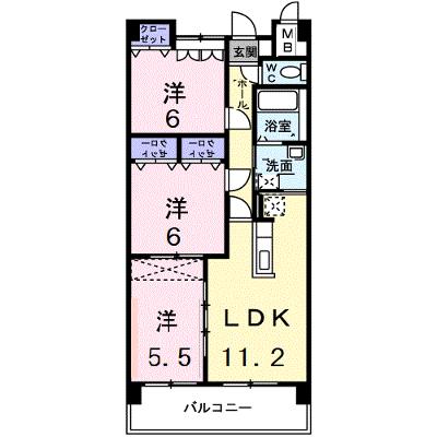 グランソレイユ西中央 402【管理NO：1-013274501-04020】 ★家具家電は申し込み後に搬入します★の外観画像