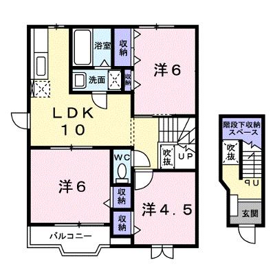 サニークァイエットⅢ 201【管理NO：1-011123701-02010】 ★家具家電は申し込み後に搬入します★の外観画像