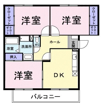ボヌールＳＡＩＴＯ 203【管理NO：1-006326301-02030】 ★家具家電は申し込み後に搬入します★の外観画像