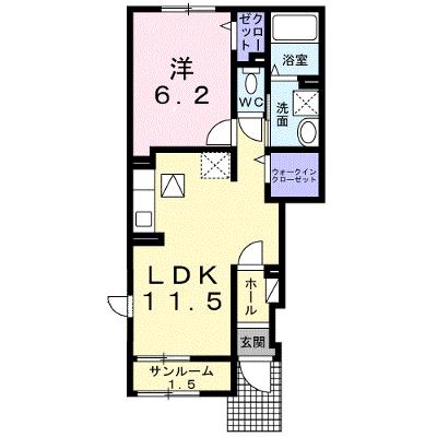 トン　ジャルダン 101【管理NO：1-028527601-01010】 ★家具家電は申し込み後に搬入しますの外観画像