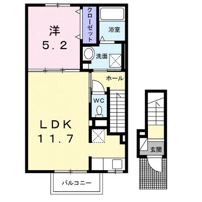 リーブル 203【管理NO：1-024691401-02030】 ★家具家電は申し込み後に搬入しますの外観画像