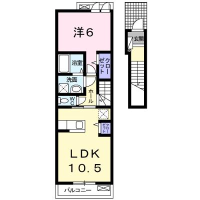 プリムヴェール 203【管理NO：1-022376301-02030】 ★家具家電は申し込み後に搬入します★の外観画像