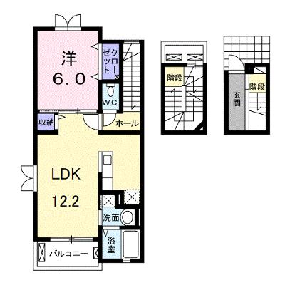 グランデージ城ノ内Ｂ 305【管理NO：1-021450402-03040】 ★家具家電は申し込み後に搬入しますの外観画像