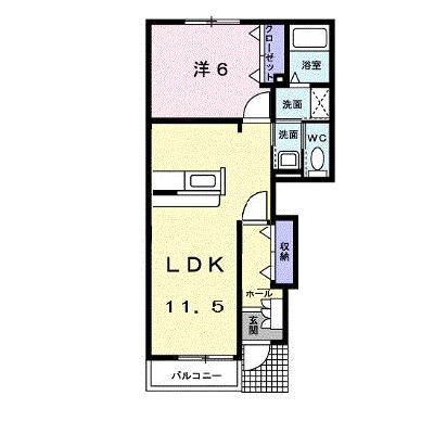 メロディハウス　メゾピアノ 102【管理NO：1-013549702-01020】 ★家具家電は申し込み後に搬入しますの外観画像