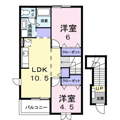 ディアコート・Ｓ　Ｂ 201【管理NO：1-012084402-02010】 ★家具家電は申し込み後に搬入しますの外観画像
