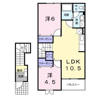 クワイエットヒル　Ｙ・Ｋ 203【管理NO：1-011545901-02030】 ★家具家電は申し込み後に搬入します★の外観画像