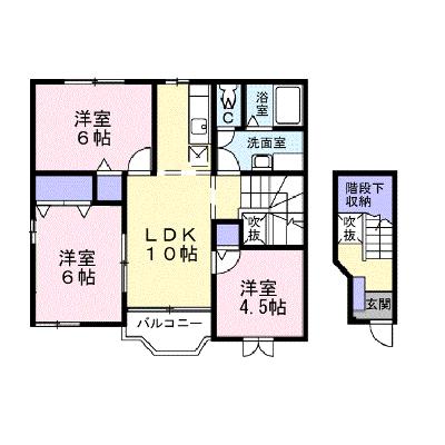リーヴ・メゾンⅢ 201【管理NO：1-011409102-02010】 ★家具家電は申し込み後に搬入します★の外観画像