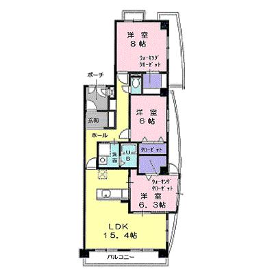 パールヒルズ大森 301【管理NO：1-010959001-03010】 ★家具家電は申し込み後に搬入します★の外観画像