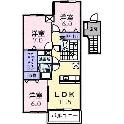 ヒルサイドスクエアⅠ 305【管理NO：1-010908801-03040】 ★家具家電は申し込み後に搬入します★の外観画像