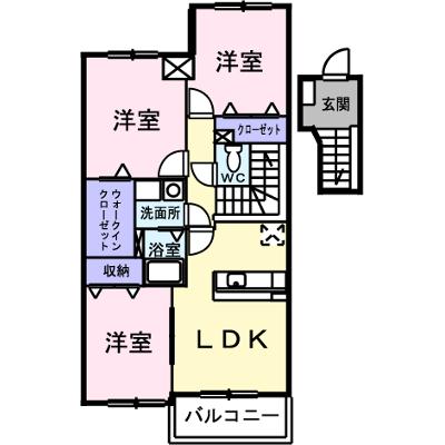 ヒルサイドスクエアⅠ 303【管理NO：1-010908801-03030】の外観画像