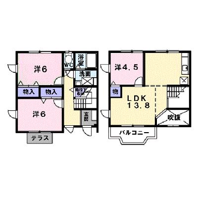 シャン・プラトーＢ 101【管理NO：1-010885001-01010】 ★家具家電は申し込み後に搬入します★の外観画像