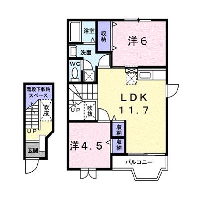 ノートルメゾン 202【管理NO：1-010265601-02020】 ★家具家電は申し込み後に搬入しますの外観画像