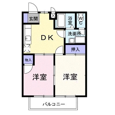 ガーデンヒルズⅡ 202【管理NO：1-007494102-02020】 ★家具家電は申し込み後に搬入します★の外観画像