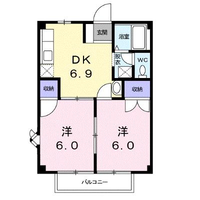 ベルメゾンＢＢ３ 105【管理NO：1-007083802-01040】の外観画像