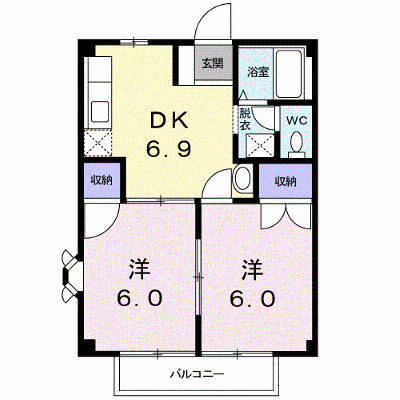 コスモス・スクエアーⅡ 103【管理NO：1-006903502-01030】 ★家具家電は申し込み後に搬入します★の外観画像