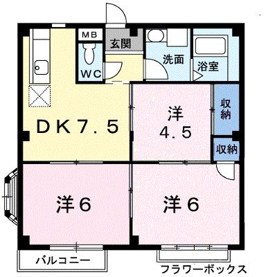 エルディムＡＢＥ・Ａ 202【管理NO：1-003406501-02020】 ★家具家電は申し込み後に搬入します★の外観画像