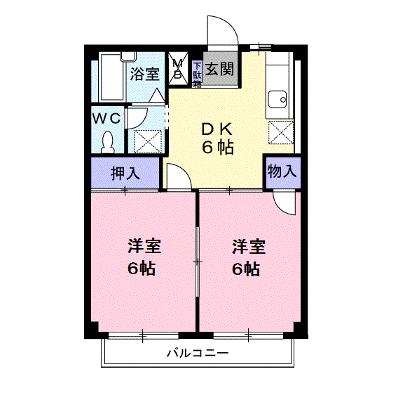 シティハイツカトウ 103【管理NO：1-002670101-01030】 ★家具家電は申し込み後に搬入します★の外観画像
