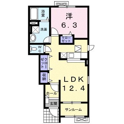 ファイン・フォレスト・ネオ 102【管理NO：1-020578801-01020】 ★家具家電は申し込み後に搬入しますの外観画像