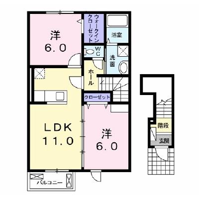 ＥＡＳＴ　ＳＩＤＥ　Ⅱ 203【管理NO：1-020041901-02030】 ★家具家電は申し込み後に搬入します★の外観画像