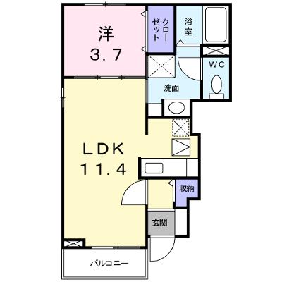 Ａｕｂｅ　Ｂｅｌｌｅ 101【管理NO：1-014549001-01010】 ★家具家電は申し込み後に搬入しますの外観画像