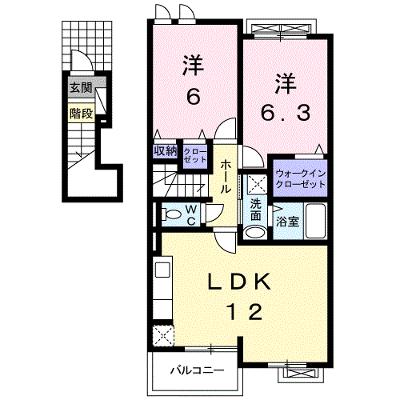 エフォートＡ 202【管理NO：1-018281401-02020】 ★家具家電は申し込み後に搬入します★の外観画像