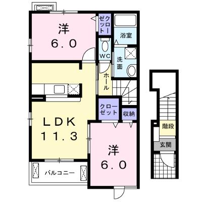 グランツ　ガーデンⅣ 201【管理NO：1-015442704-02010】 ★家具家電は申し込み後に搬入します★の外観画像