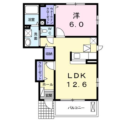 グランシャリオ　Ⅰ 103【管理NO：1-014383901-01030】 ★家具家電は申し込み後に搬入します★の外観画像