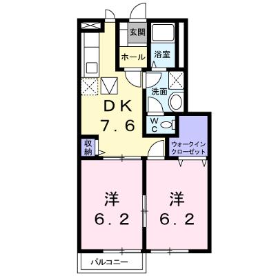 プランドールⅠ 102【管理NO：1-013814301-01020】 ★家具家電は申し込み後に搬入します★の外観画像