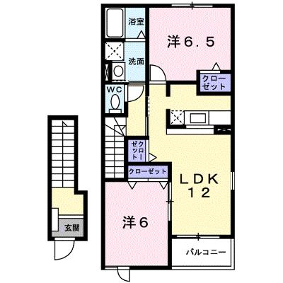 ラフレシール・ノーヴァ　Ａ 202【管理NO：1-013508901-02020】 ★家具家電は申し込み後に搬入します★の外観画像