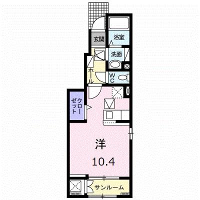 フェア・ストリート 101【管理NO：1-025446901-01010】 ★家具家電は申し込み後に搬入します★の外観画像