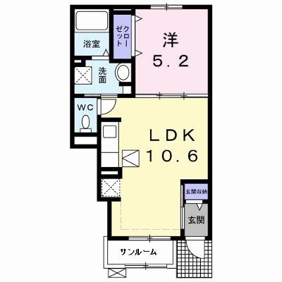 サン・マーレンⅢ 102【管理NO：1-024903801-01020】の外観画像