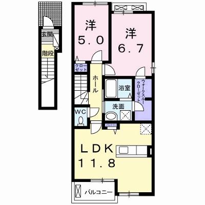 フェア・レジデンスⅠ 201【管理NO：1-024251601-02010】 ★家具家電は申し込み後に搬入します★の外観画像