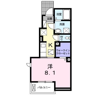 フィオリーレ　Ⅵ 103【管理NO：1-023624301-01030】の外観画像