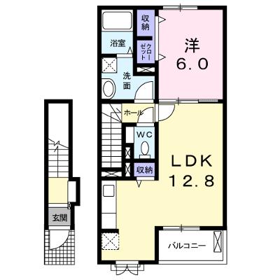 ラ・リヴィエールⅠ 202【管理NO：1-021888601-02020】 ★家具家電は申し込み後に搬入します★の外観画像