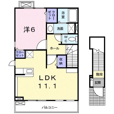 ベルメゾンーＳ 201【管理NO：1-018958601-02010】 ★家具家電は申し込み後に搬入します★の外観画像