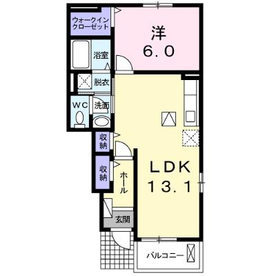 エクセレントヒルズⅢ 105【管理NO：1-018301401-01040】 ★家具家電は申し込み後に搬入します★の外観画像