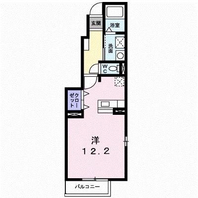 カーザ・フィオーレⅠ 101【管理NO：1-018268201-01010】 ★家具家電は申し込み後に搬入します★の外観画像