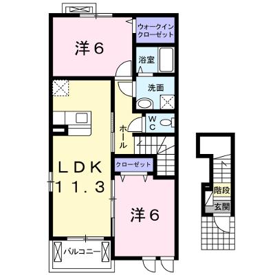 サン・プラシード　Ｄ 201【管理NO：1-017752502-02010】の外観画像